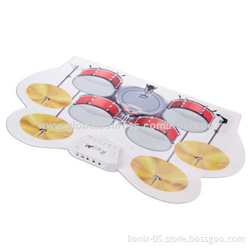 Rolling drum set